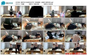 玩奴原创 妹子第一次体验捆绑，白棉袜日式驷马挣扎_绳艺库视频下载