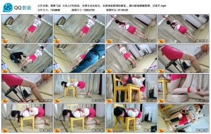 【绳舞飞扬】小鱼儿 脚尖踮地脚腕紧缚、后高手_绳艺库视频下载