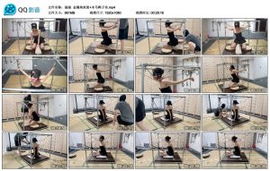 【涵涵】金属拘束架+木马鸭子坐_绳艺库视频下载