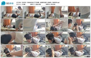 可歆妹妹臭袜子严厉堵嘴，超紧驷马戴开口器鼻钩，舔脚羞辱_绳艺库视频下载