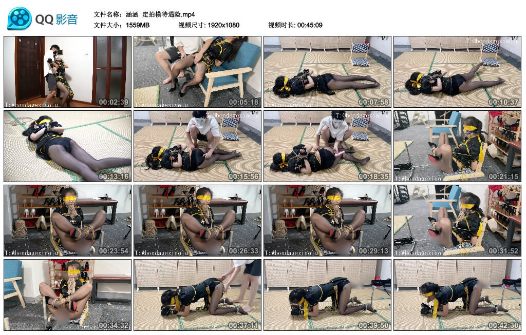 【涵涵】定拍模特遇险_绳艺库视频下载