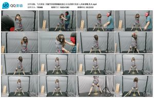 【飞天原创】开腿T形架禁锢骚奴20公分长的铁Y具差入,丝袜堵嘴,乳夹_绳艺库视频下载