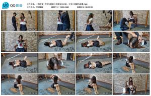 【一绳所爱】大学生妮妮日式驷马及访谈，大号口球驷马放置_绳艺库视频下载