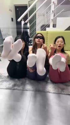 【橙宝】3只母畜-白袜互虐/奴下奴/掐脖/中指鄙视/灌圣水_绳艺库视频下载