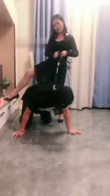 图片[2]_【雪菲老师】晚礼服深夜虐废物_绳艺库视频下载