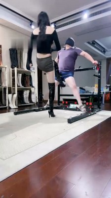 图片[2]_【糯糯】长靴模特重度提档狗_绳艺库视频下载