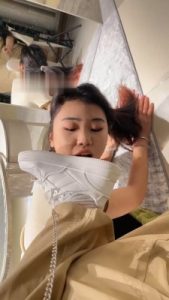 【橘子没熟】嘴洗白袜/闻鞋窝/舔小白鞋_绳艺库视频下载