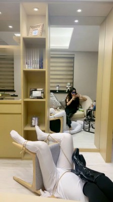 【沅芷大人】长靴脚踩/捆绑椅子_绳艺库视频下载