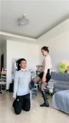图片[5]_【嘉文】长靴重度踢踹/人体烟灰缸/耳光_绳艺库视频下载