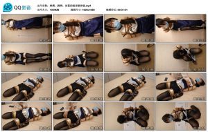 麻绳，脚铐，冰蓝的级郊狼体验_绳艺库视频下载