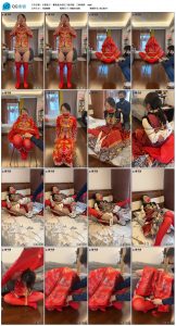 古装麦子，戴着盖头QG,三套衣服，三种场景。_绳艺库视频下载