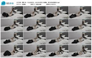 【墨墨】跟一个友友的约玩，白丝全身+黑色小恶魔装，驷马的纯放置挣扎_绳艺库视频下载