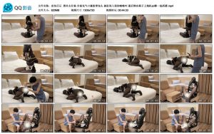 【恋鱼日记】黑丝女仆装含着充气口塞胶带包头被肛珠入侵的嗷嗷叫最后绑在椅子上炮机zd棒一起折磨_绳艺库视频下载