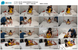 【随心原创】雨溪被红绳缠绕的白丝外卖员_绳艺库视频下载