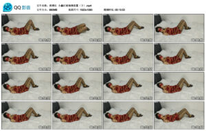 【青缚社】小鑫红裙捆绑放置（下）_绳艺库视频下载