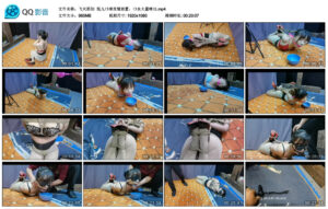 【飞天原创】悦儿口球直臂放置，口水大量喷出_绳艺库视频下载