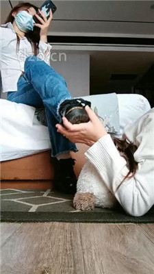 图片[9]-爱可呀】双S-伺候超模学姐-胯下羞辱/舔脚清理鞋底-绳艺资源网