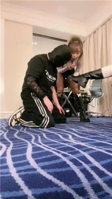 图片[2]-梦樱】双S刑讯逼供-长靴踢踹踩/耳光/转胯腿绞/抽双视角版】