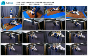 【飞天原创】把柔仙儿驷马绑好吊到房顶上放置，远程电击G塞折磨_绳艺库视频下载