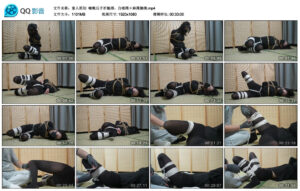 【象人原创】嗷嗷后手折腿缚，白棉绳＋麻绳捆绑_绳艺库视频下载