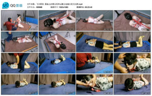 【飞天原创】柔仙儿红绳五花和云婉儿电线五花大比拼_绳艺库视频下载