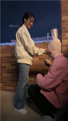 图片[3]-套路狗哥】大学城开发学生S到楼道虐狗