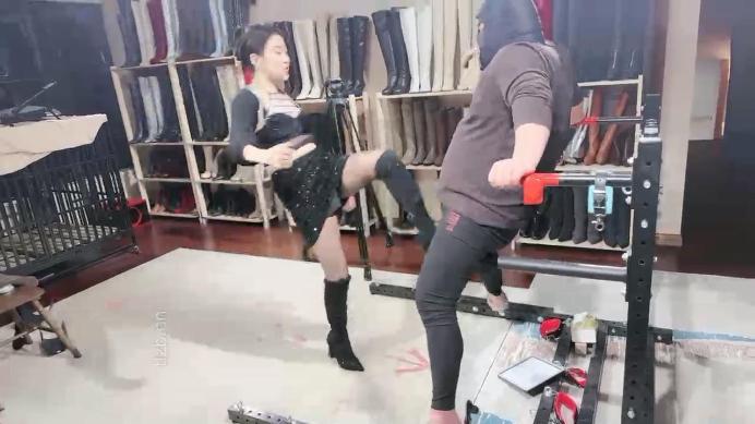 【月影儿】堵嘴捆绑固定_绳艺库视频下载