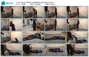 【随心原创】杨蕊被俘全身捆绑紧缚折磨完美身材的蓝衣女侦探_绳艺库视频下载