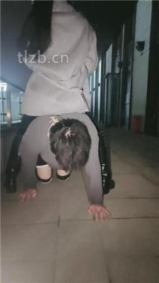 图片[15]-昭玥】深夜户外-牵狗链遛狗爬行-骑马转胯-踩踏