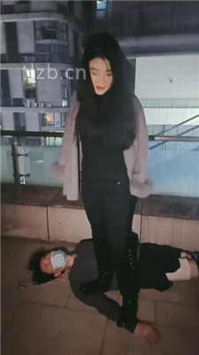 图片[17]-昭玥】深夜户外-牵狗链遛狗爬行-骑马转胯-踩踏