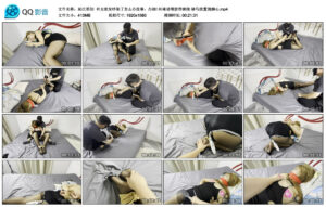 【延江原创】和女朋友吵架了怎么办没事，办她!丝袜堵嘴胶带缠绕驷马放置挠脚心_绳艺库视频下载