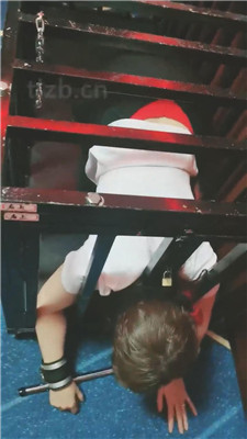 图片[2]-柔色】捆绑狗笼圈养母畜/内裤塞嘴套头