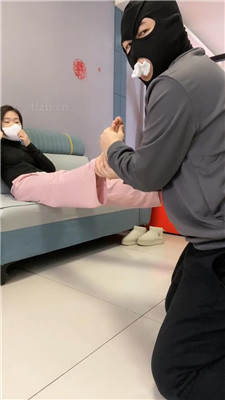 图片[6]-精神小妹】跆拳道妹妹真人靶训练