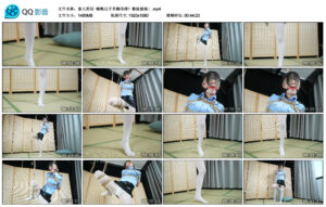 【象人原创】嗷嗷后手单脚吊缚！脚趾掂地！_绳艺库视频下载