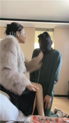 图片[5]_小月牙】狗链拴丧家之犬-虐乳/藤条抽/闻舔高跟/卫生巾辱_HD绳艺资源网