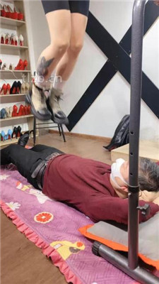 图片[7]_冰诺】瑜伽女神换多双鞋全体重踩踏