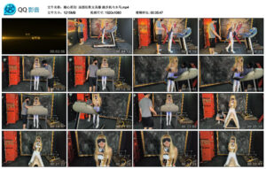 【随心原创】汤圆长靴女英雄跑步机与木马_绳艺库视频下载