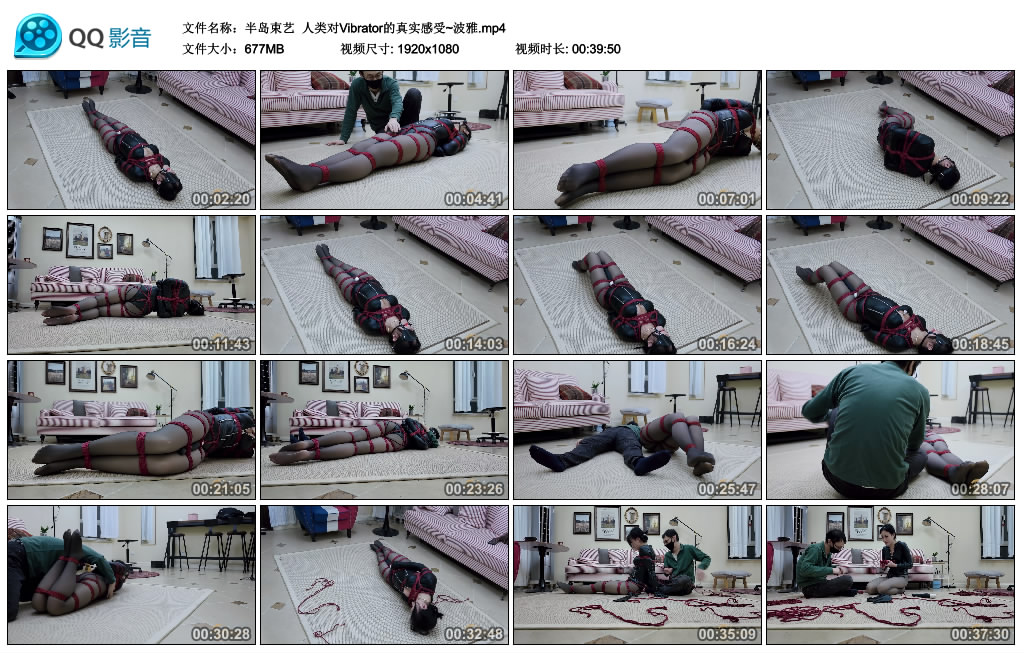 【半岛束艺】 人类对Vibrator的真实感受~波雅_绳艺库视频下载