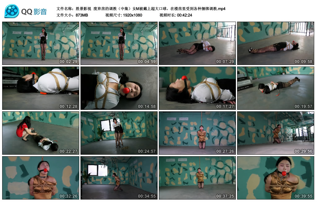 【胜景影视】 废弃房的调教（中集）_绳艺库视频下载