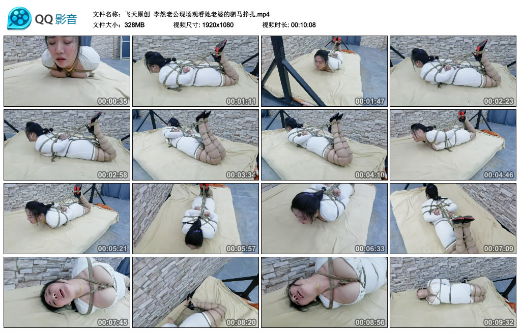 【飞天原创】 李然老公现场观看她老婆的驷马挣扎_绳艺库视频下载