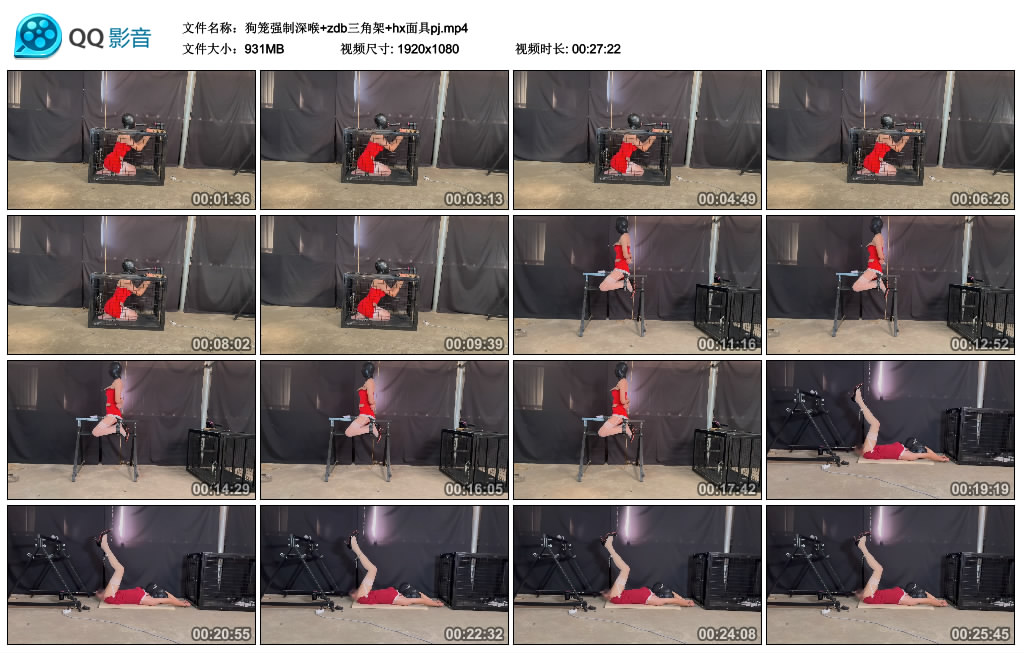 狗笼强制深喉+zdb三角架+hx面具pj_绳艺库视频下载