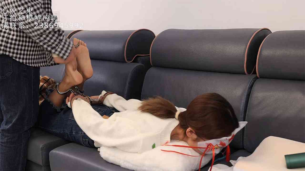 图片[3]_【心悦艺束】-七七试镜新妹子七七，一米七身高才86斤镣铐Tk_绳艺库视频下载