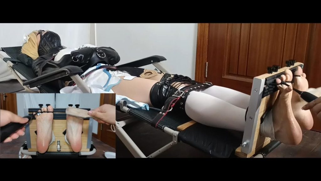 旅行者荧皮革拘束衣挠痒TK_绳艺库视频下载