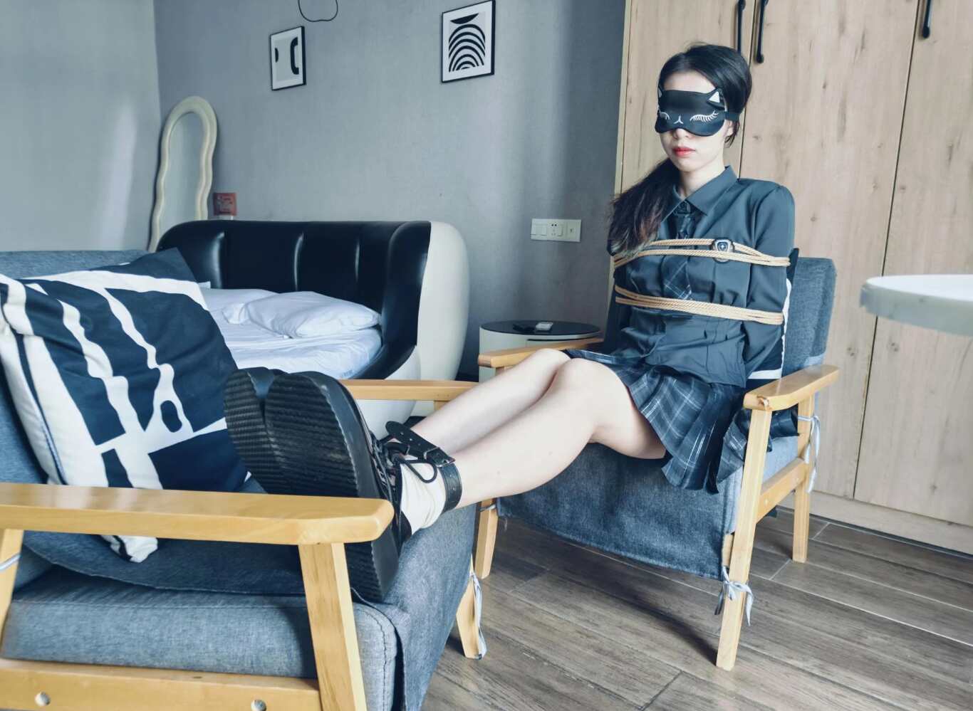 大学生小可第二次约绑TK_绳艺库视频下载