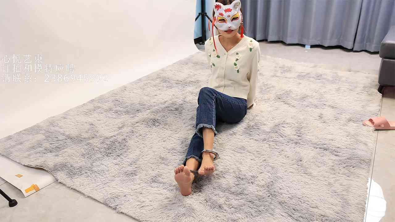 【心悦艺束】-七七试镜新妹子七七，一米七身高才86斤镣铐Tk_绳艺库视频下载