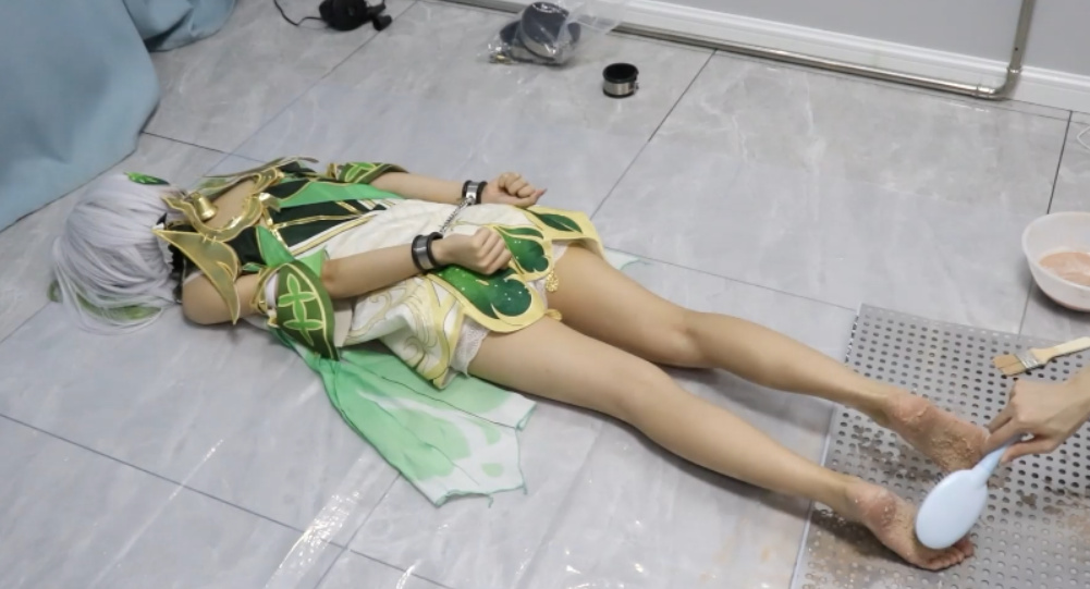 图片[2]_【咕咕原创】小草神的山药泥地狱痒责，绝对极限感官折磨_绳艺库视频下载