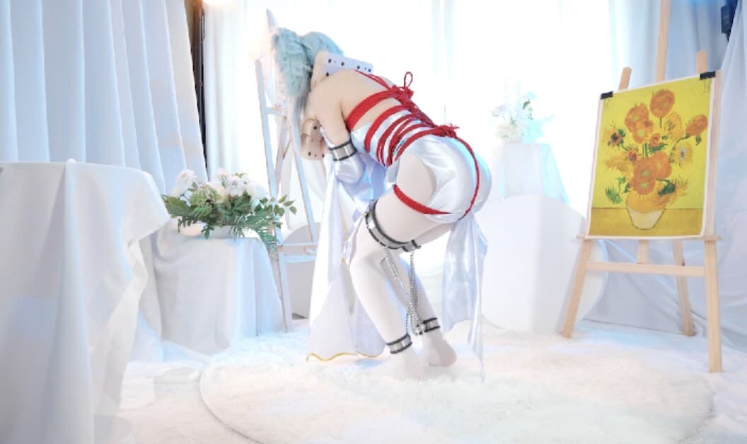 【木枷游戏】第三集.少女前线 蒙眼.口球.TK等拘束体验玩法_绳艺库视频下载